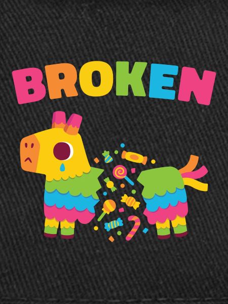 Sad Broken Pinata Donkey