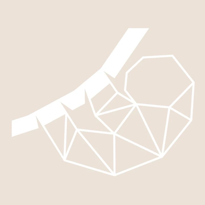 Faultierlogo weiß