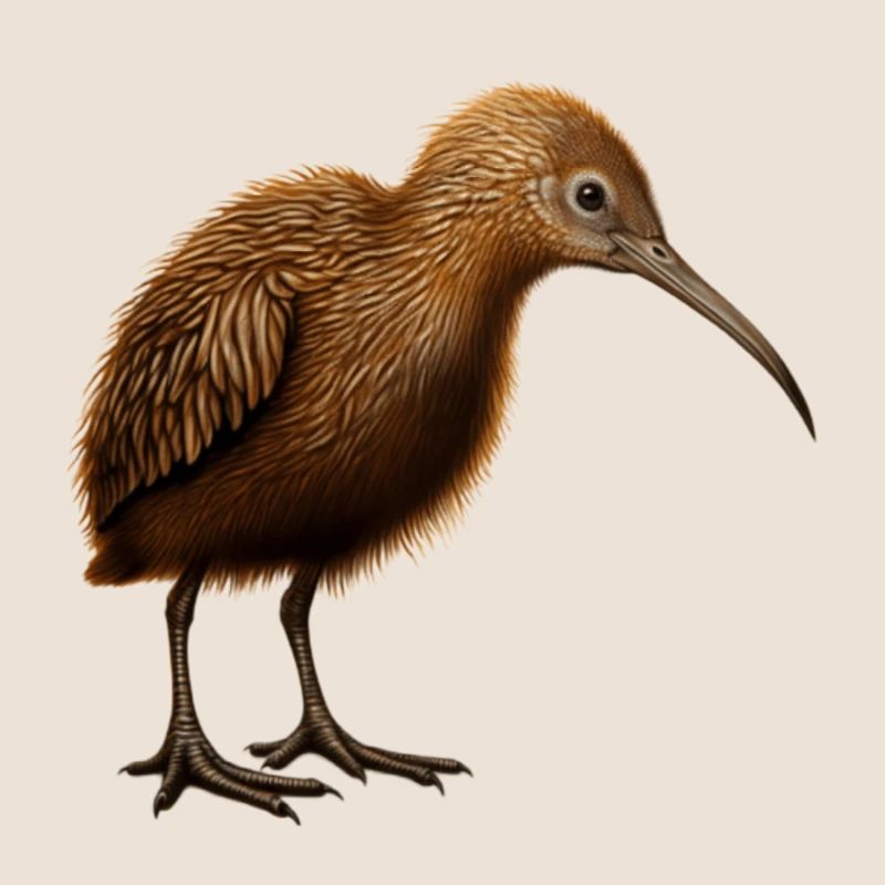 Mignon oiseau kiwi