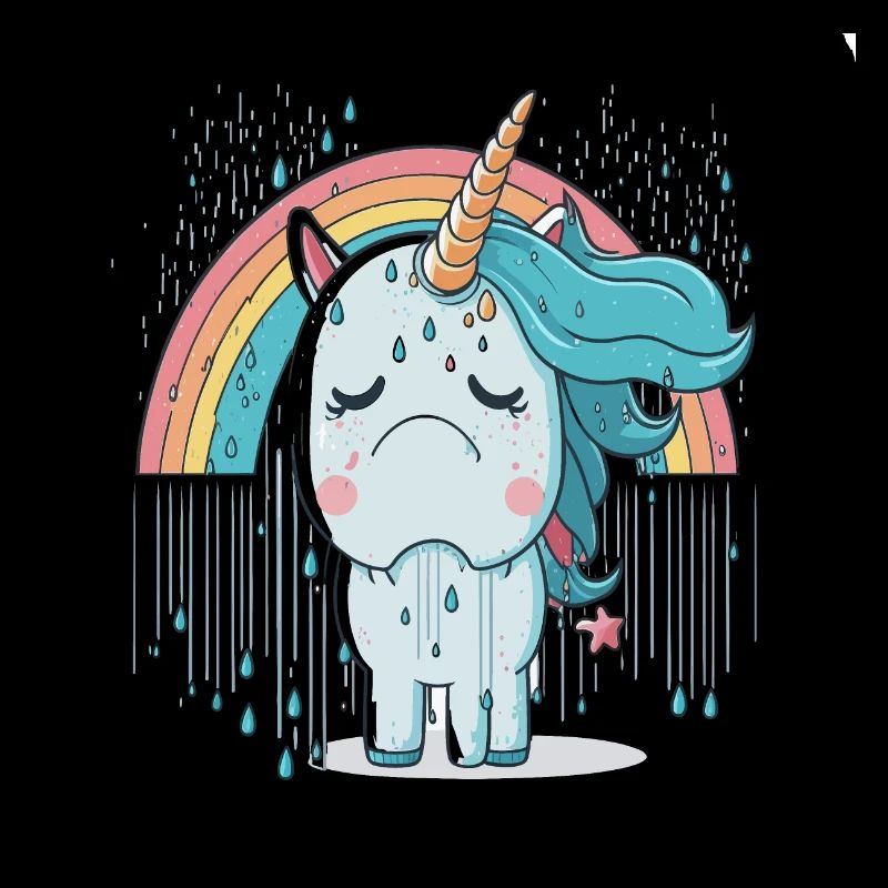 Licorne dans la douleur