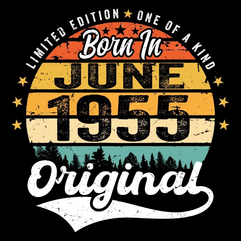 Born in June 1955 Birthday Gift June 1955