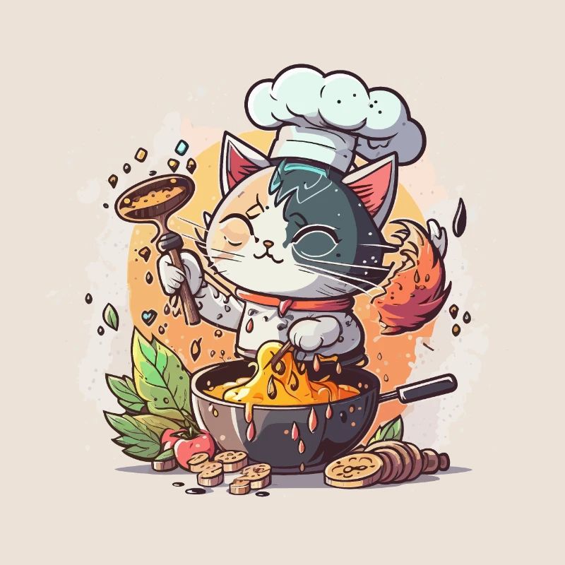 Gourmet-Katze