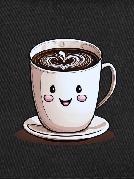 Smiling cup of coffee