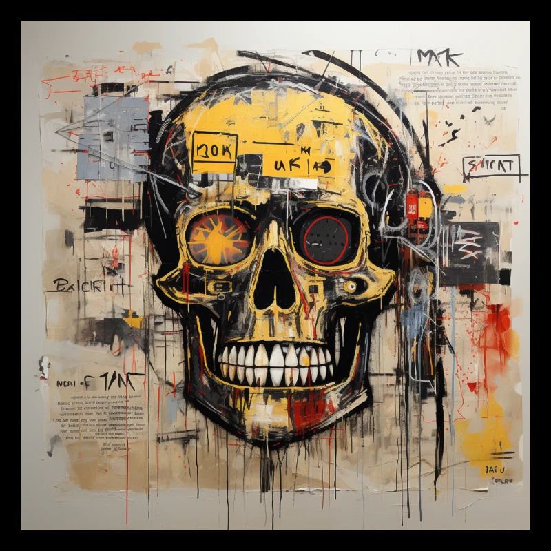 SKULL STREET ART