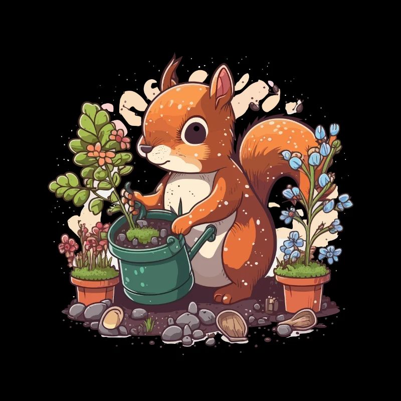 Eichhörnchen-Gärtner