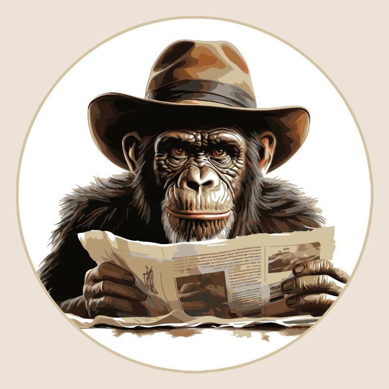 Singe sérieux #4