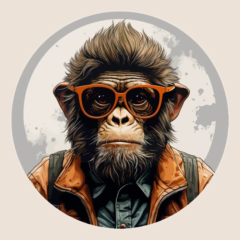 Singe sérieux #7