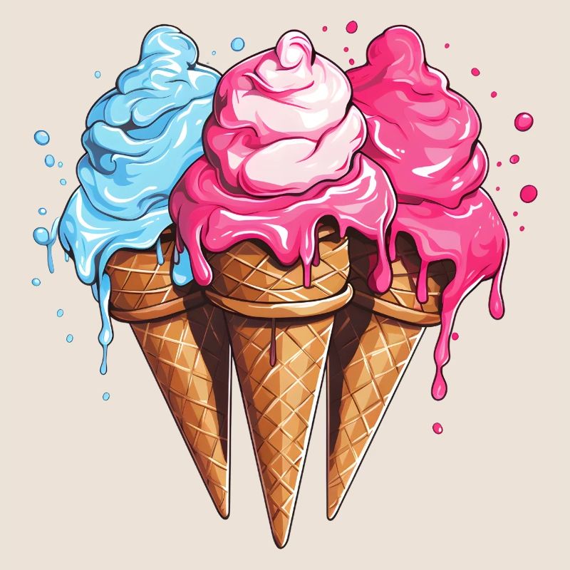 Crème glacée Crème glacée Été