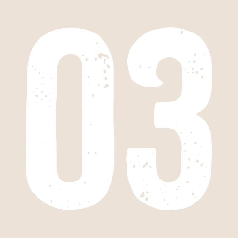 03 Numéros Blanc