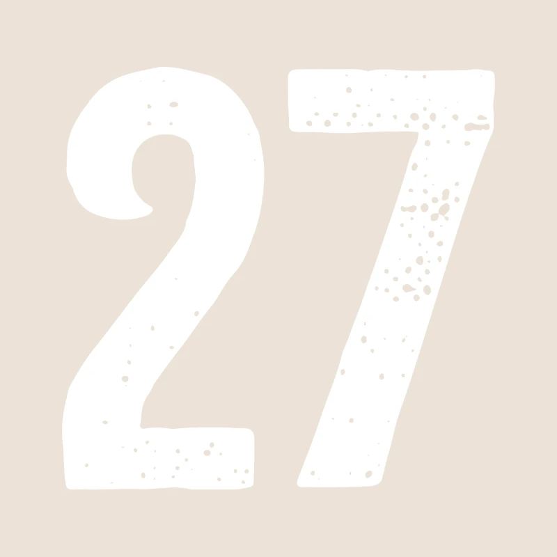 27 Numéros Blanc