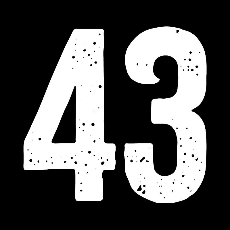 43 Numéros Blanc