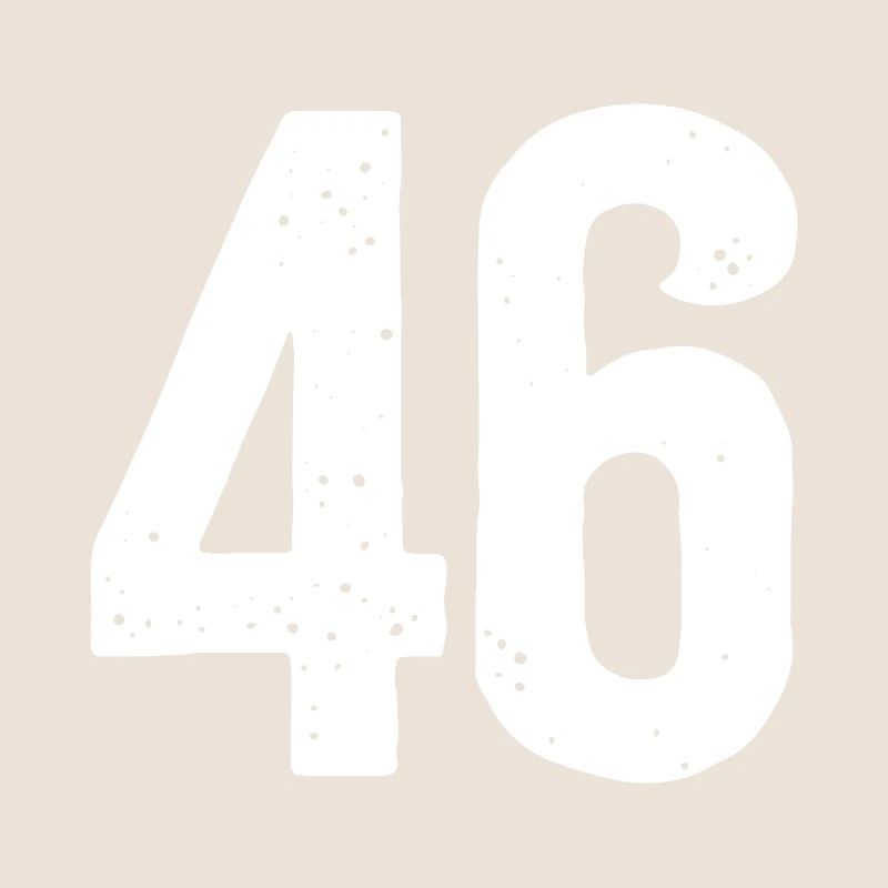 46 Numéros Blanc
