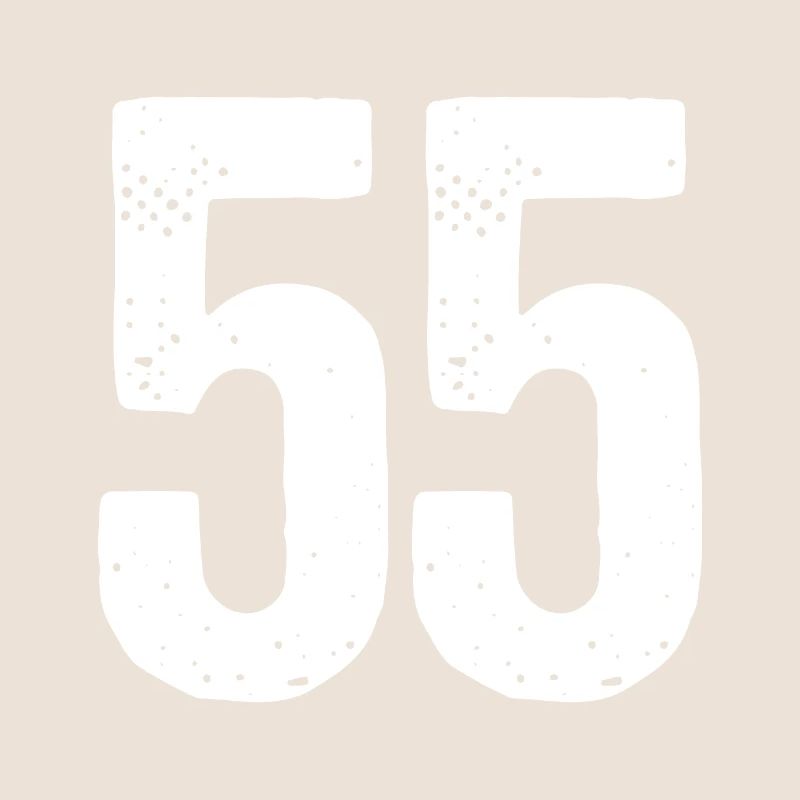 55 numéros blancs