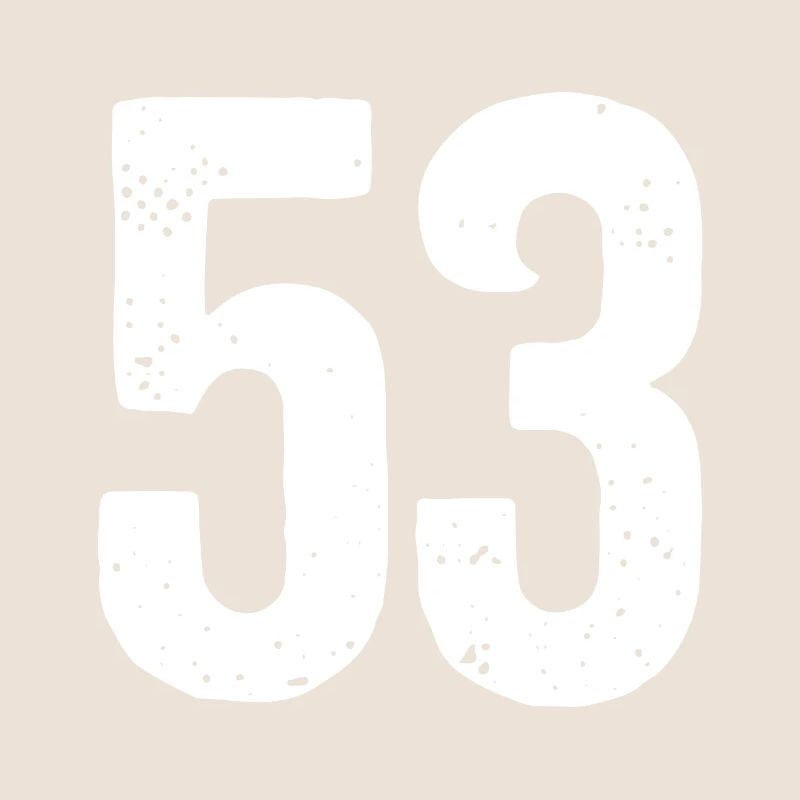 53 Numéros Blanc