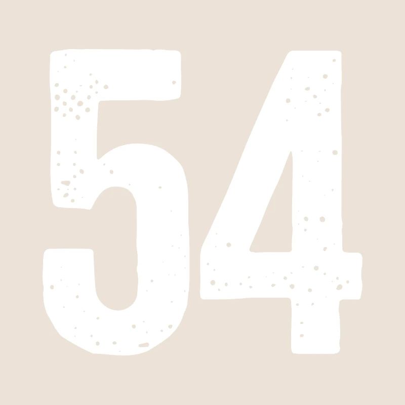 54 Numéros Blanc