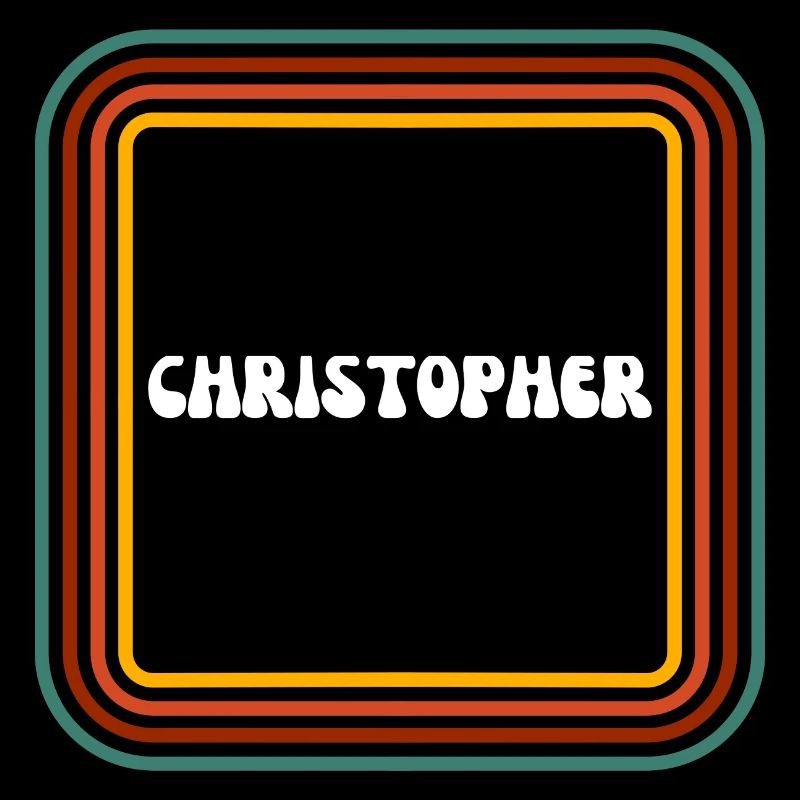 Prénom rétro Christopher