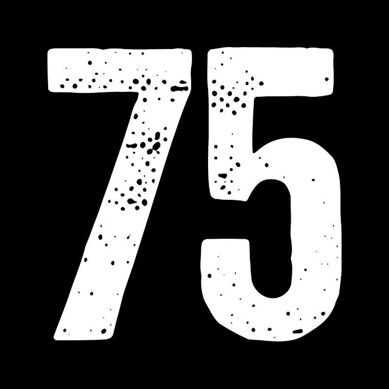75 Numéros Blanc