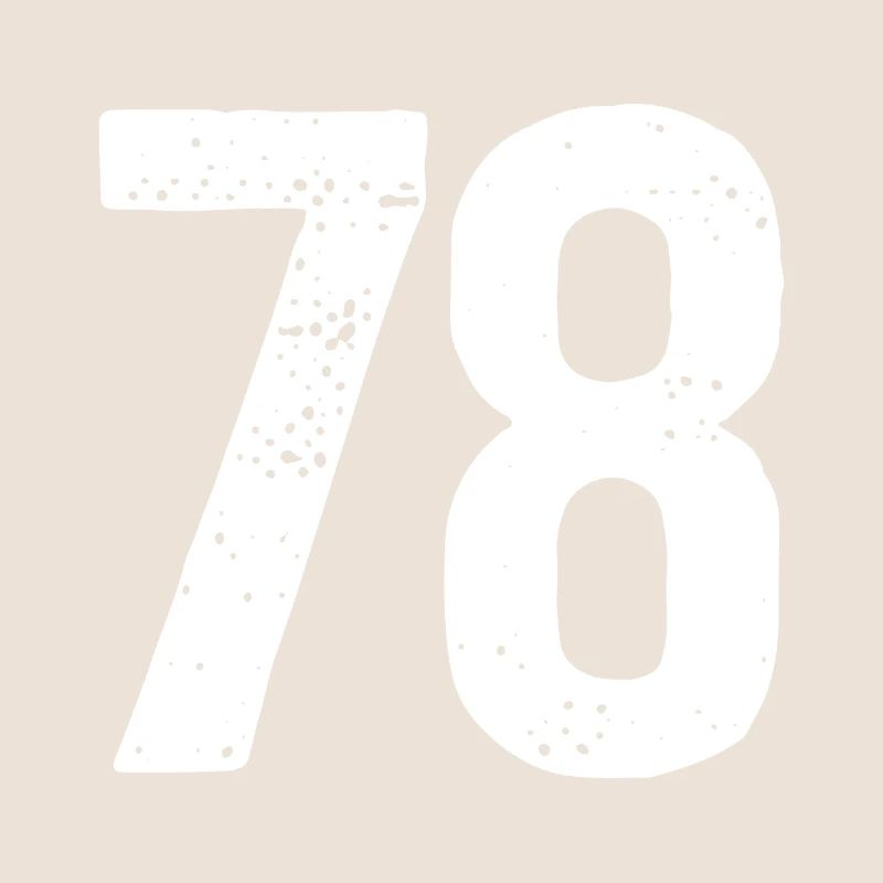 78 Numéros Blanc