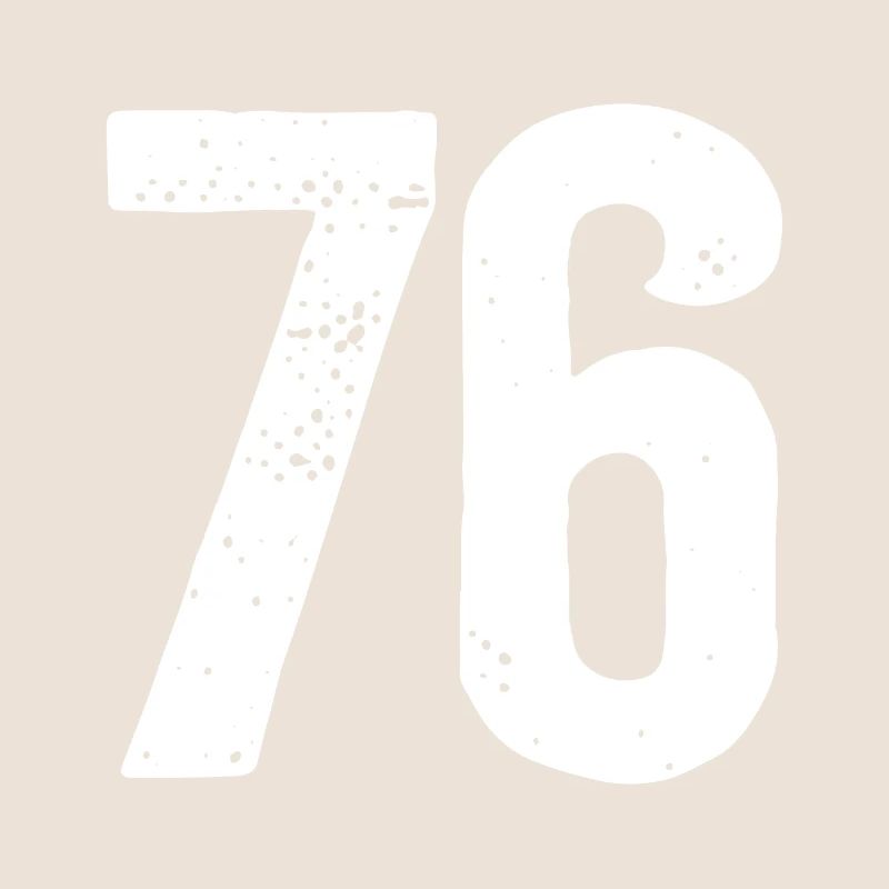 76 Numéros Blanc