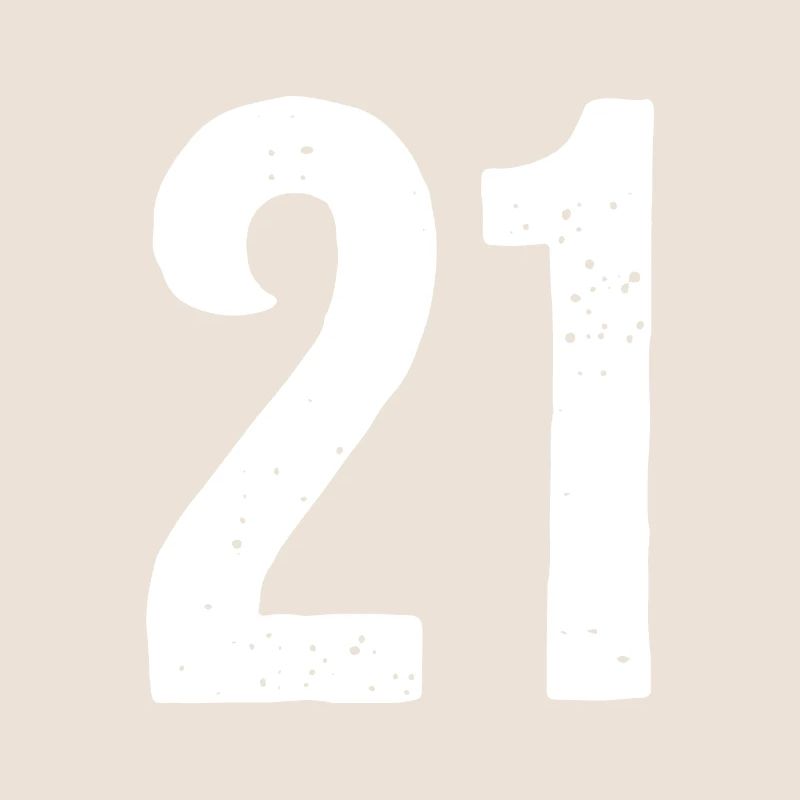 21 Numéros Blanc