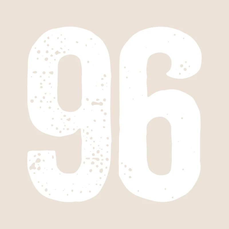 96 Numéros Blanc