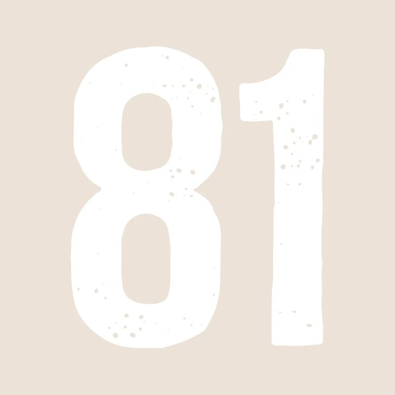 81 Numéros Blanc