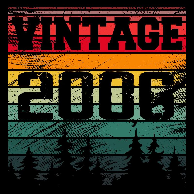 2000 Vintage 2000 Retro Birthday Gift