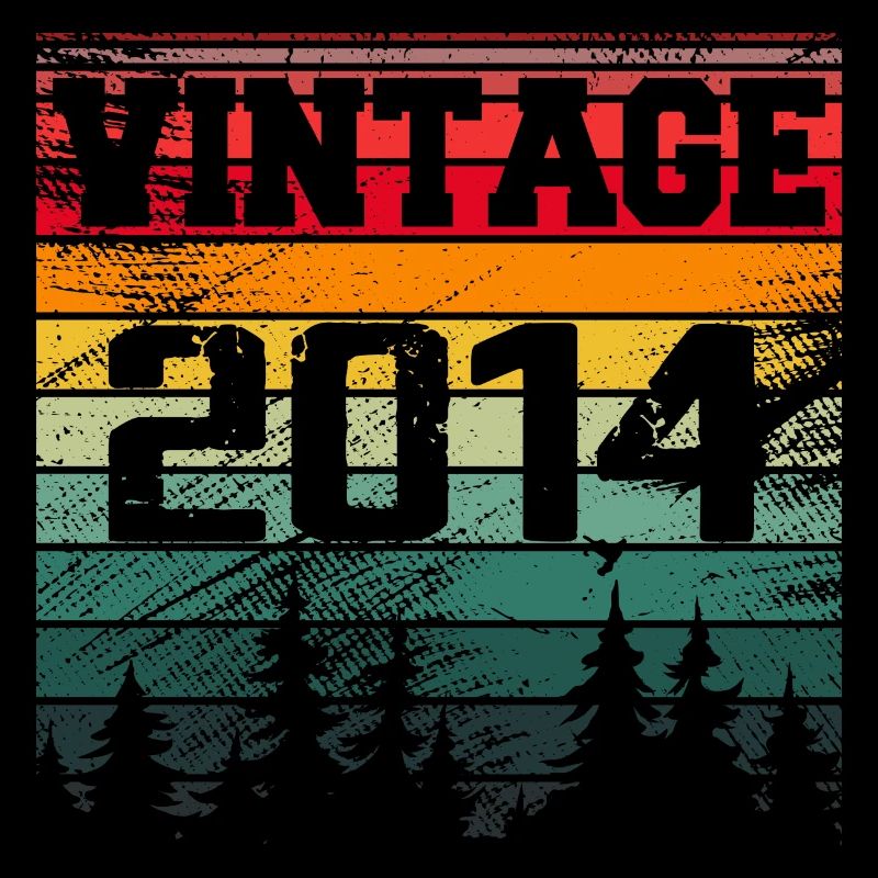 2014 Vintage Geburtstagsgeschenk 2014 Retro