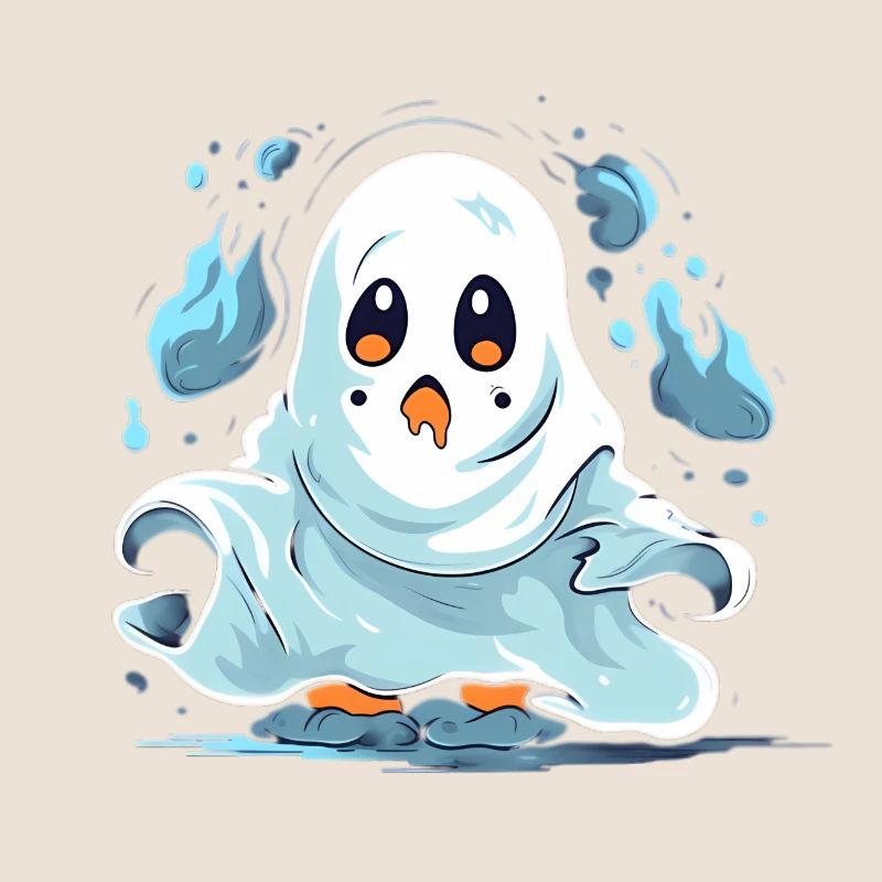Halloween Geist Süßes Saueres Verkleidung
