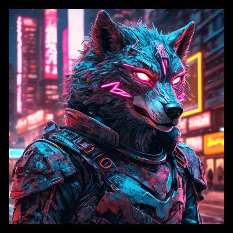 Cyberpunk-Wolf