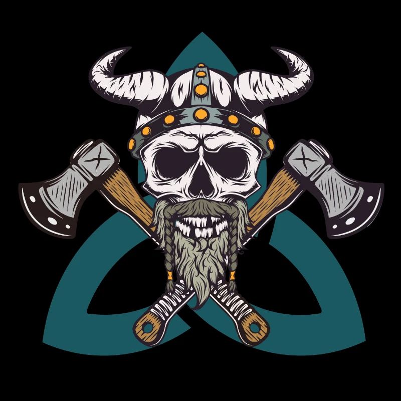 Totenschädel Wikinger