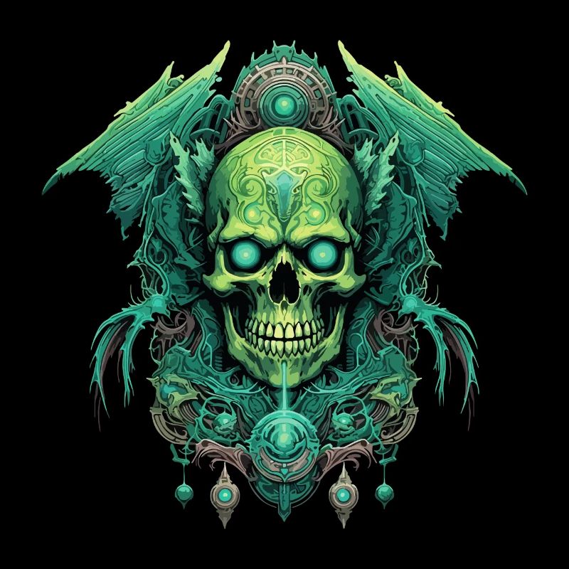 skull skull skeleton darkness gloomy