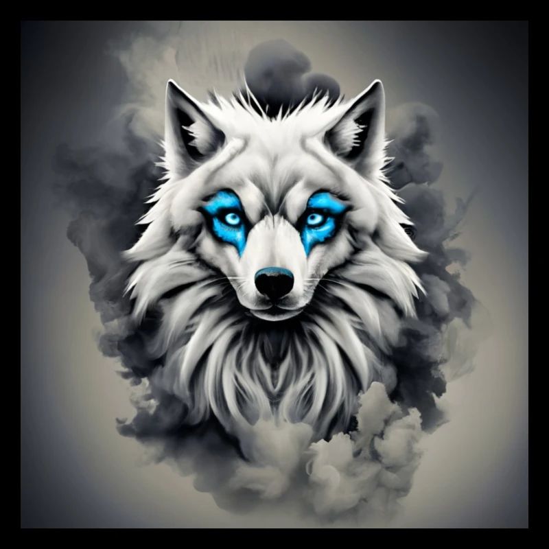 Wolfsblaue Augen