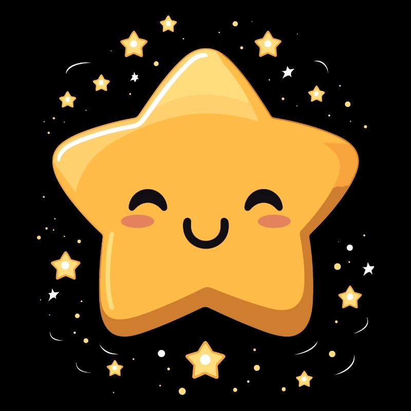 Laughing Star Night Sky Fun cadeau