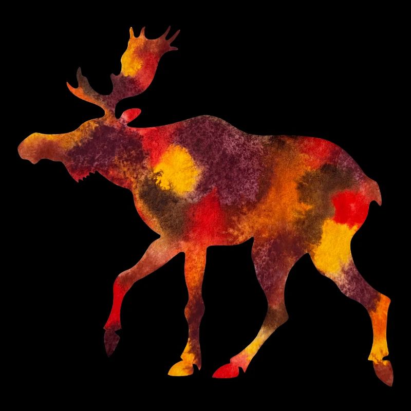 Moose Mosses Scandinavia Sweden Norway Autumn