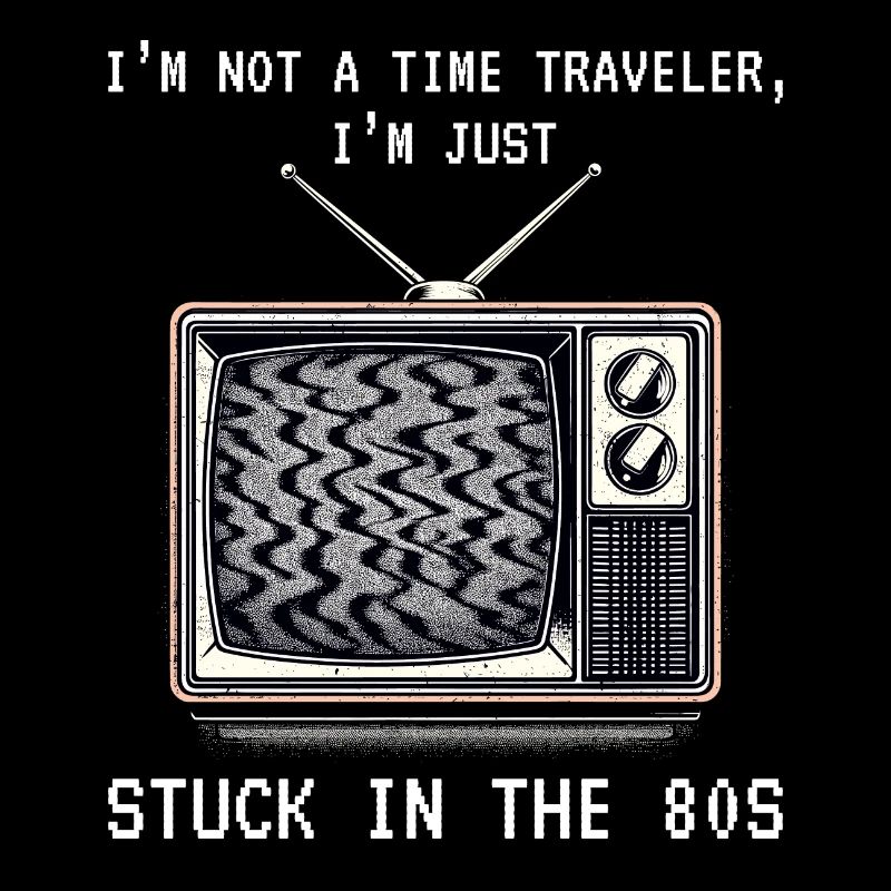 Vintage TV Screen: Nostalgic Connection to 80s