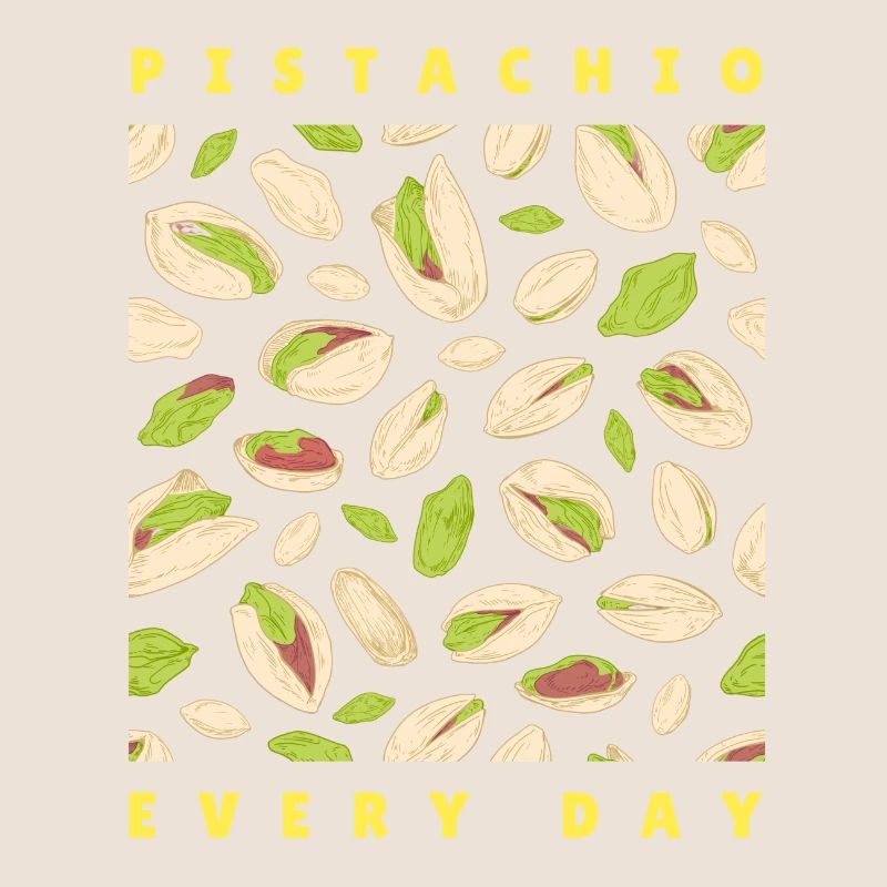 Pistachio Nuts Pattern for Apparel