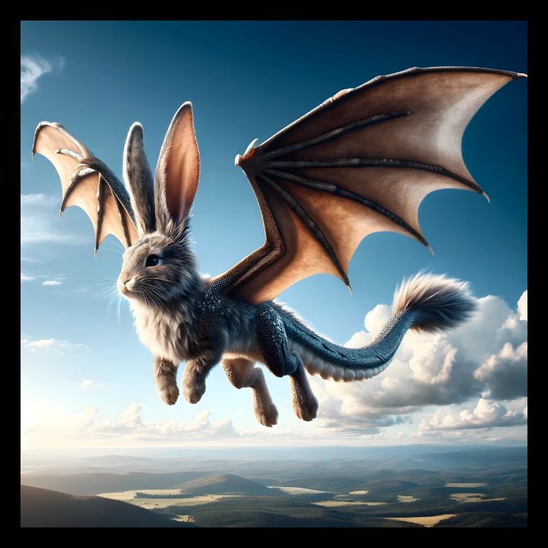 Dragon lapin volant #01