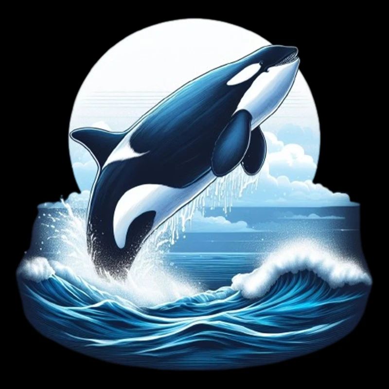 Blauer Orca