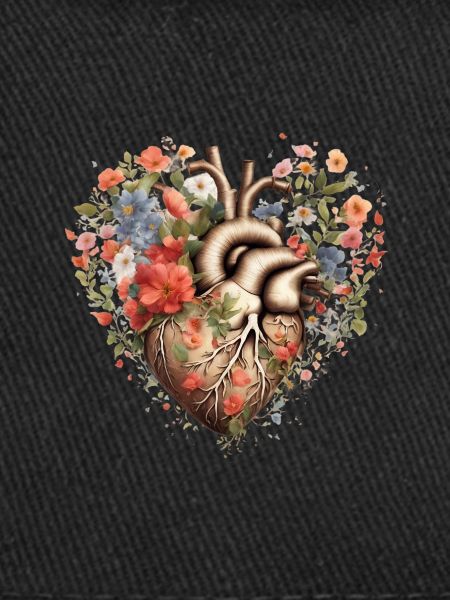 Coeur avec des fleurs