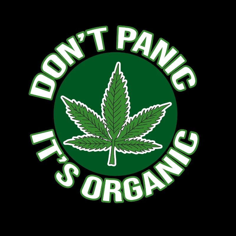 Hanf Gras Cannabis Hanfblatt Spruch Motiv