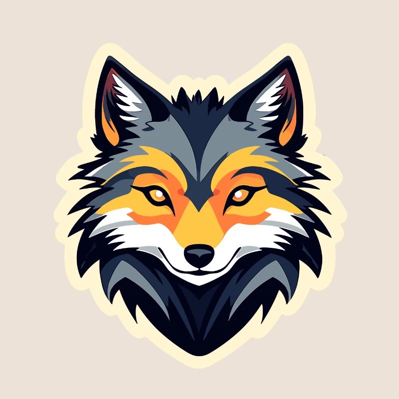 Wolf Zeichnung