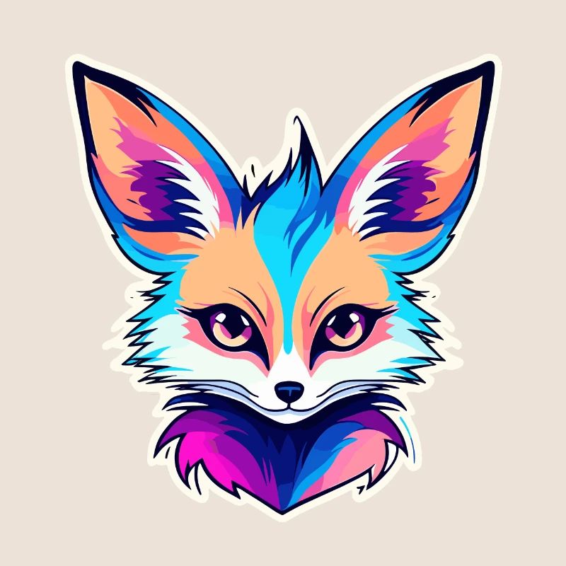 Dessin de Fennec renard du désert