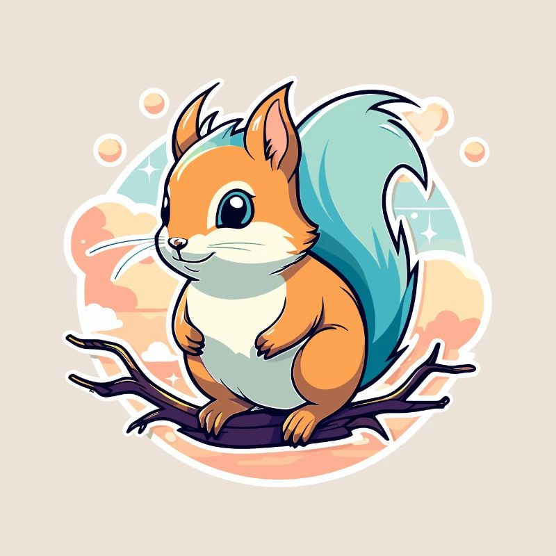 Squirrel Illustration