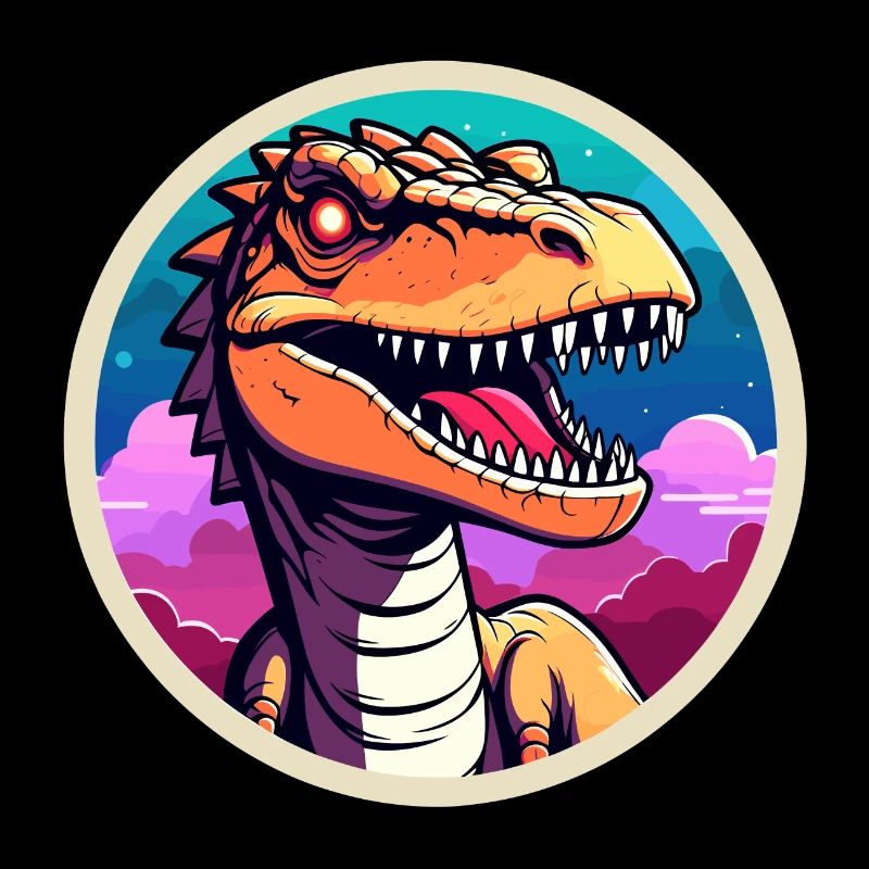 Dessin de dinosaure Tyrannosaurus Rex