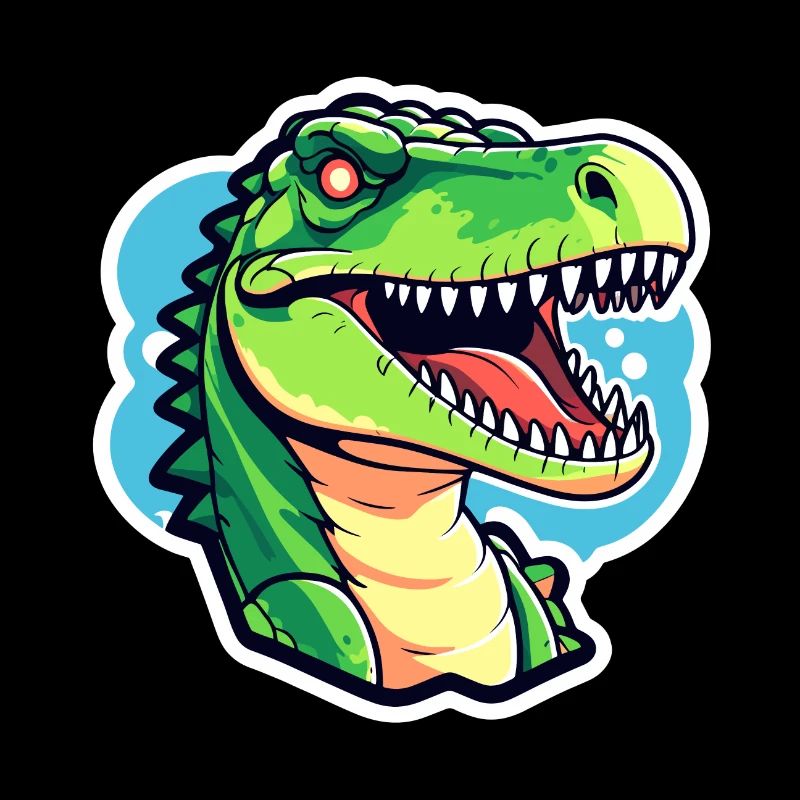 Tyrannosaurus Rex Dinosaure Illustration