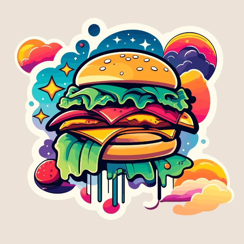 Illustration de hamburger