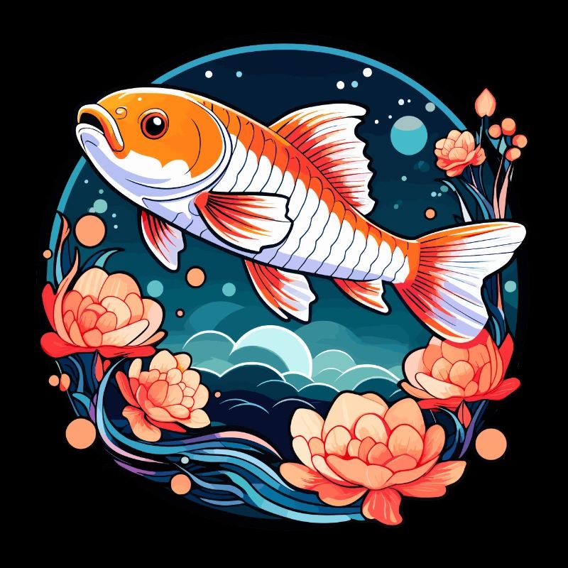 Koi Carp Drawing