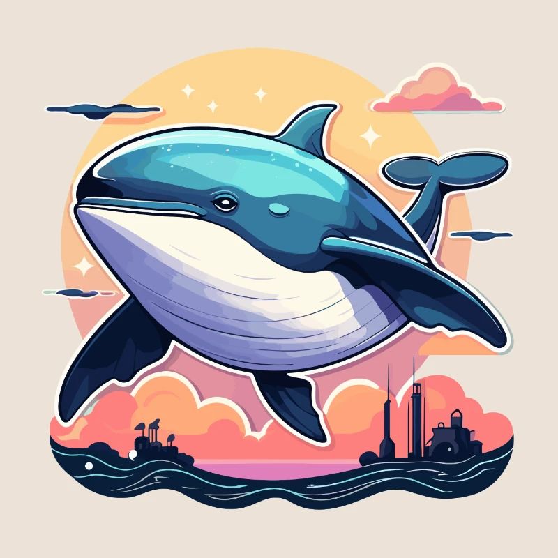 Illustration de baleine