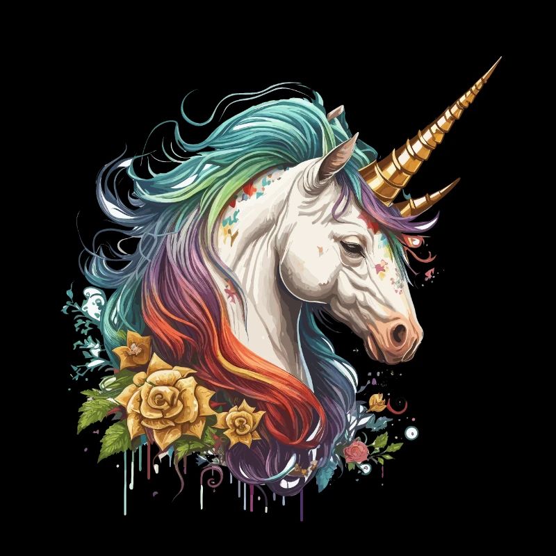 Licorne arc-en-ciel